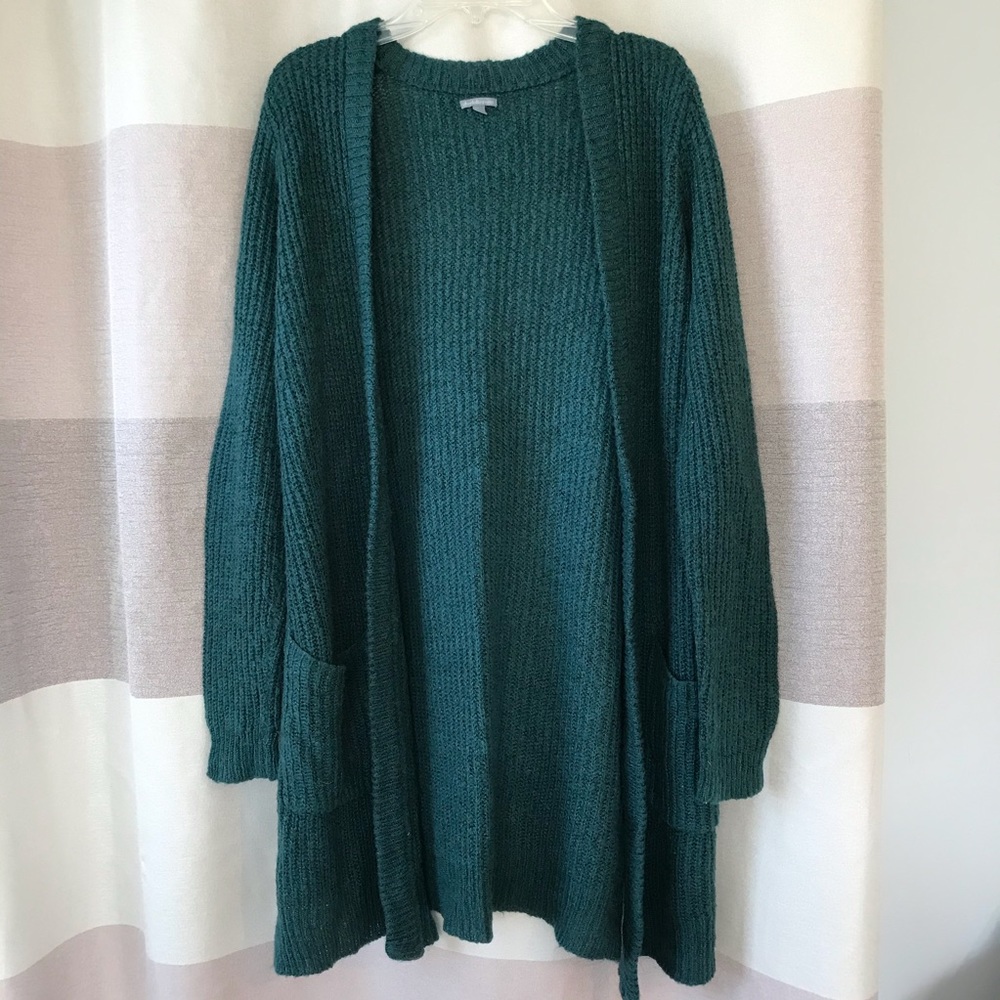 Emerald green cardigan